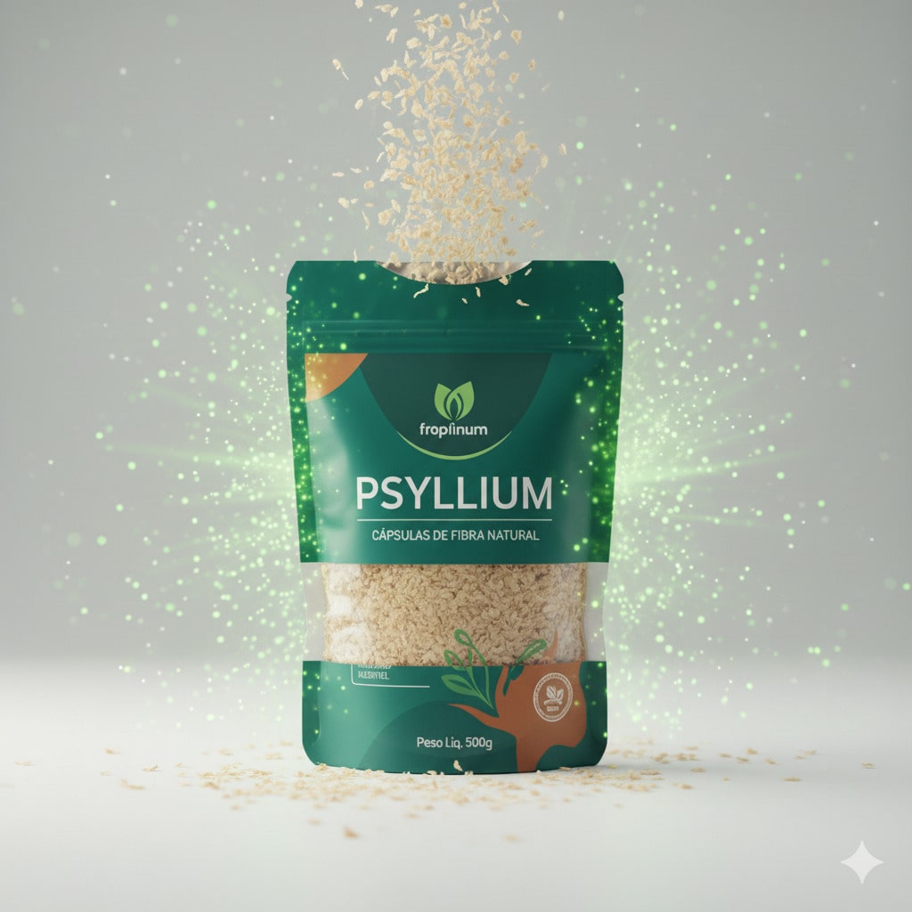 Pote de Psyllium em Pó